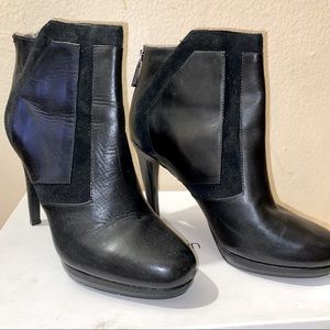 Calvin Klein Leather & Suede Bootie